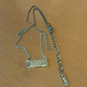 Silpada K&R Crossbar Necklace